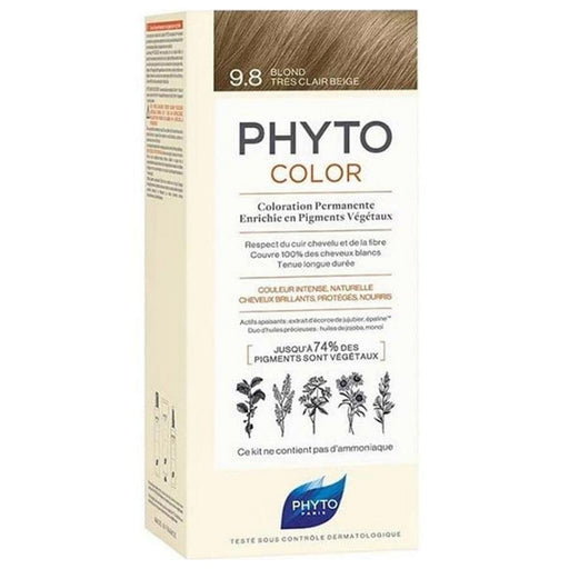 Dauerhafte Coloration Phyto Paris Phytocolor 9.8-rubio beige muy claro