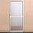 Moskitonetz Türen Fiberglas Aluminium Weiß (220 x 100 cm)