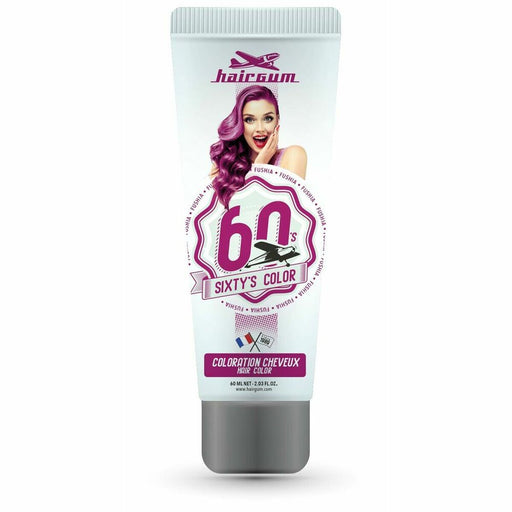Demi-permanentes Färbemittel Hairgum Sixty's Color Pink (60 ml)