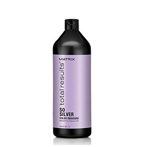 Shampoo zur Farbneutralisierung Total Results So Silver Matrix Total Results Color Care So Silver (1000 ml) 1 L