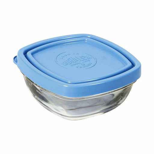 Lunchbox hermetisch Duralex Freshbox Blau karriert (150 ml) (9 x 9 x 4 cm)