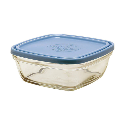 Lunchbox hermetisch Duralex Freshbox Blau karriert (17 x 17 x 7 cm) (1,15 L)