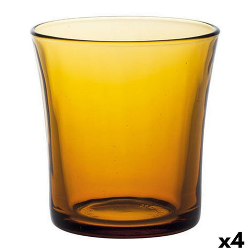 Trinkglas Duralex 1010DC04A0111 16 cl Bernstein 160 ml (4 Stück) (Pack 4 uds)