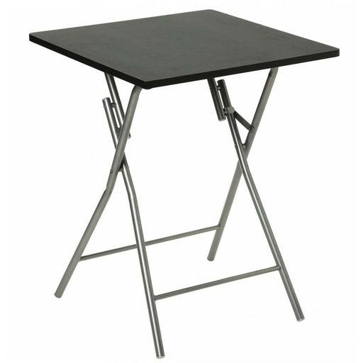 Table Klapptisch Hespéride Schwarz Rot Schwarz/Grau Metall Stahl 60 x 60 x 75 cm