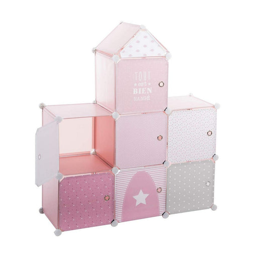 Regal Atmosphera Pink Castle Für Kinder Modular PP (95,5 x 32 x 109 cm)