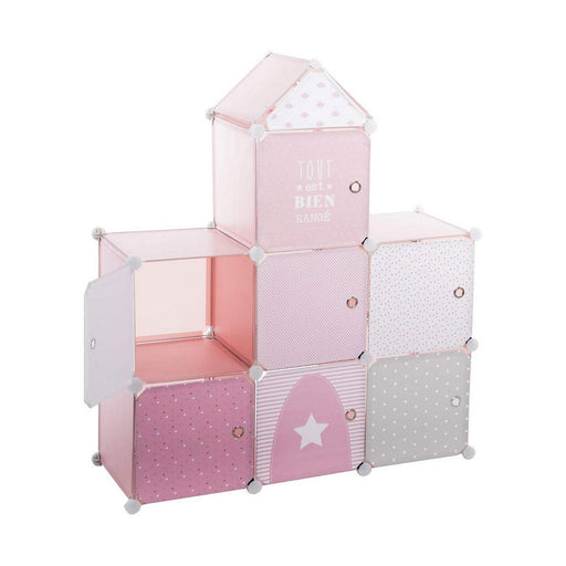 Regal Atmosphera Pink Castle Für Kinder Modular PP (95,5 x 32 x 109 cm)