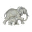Deko-Figur Atmosphera 15,5 x 22,5 x 12 cm Harz Elefant Bunt