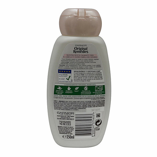 Feuchtigkeitsspendendes Shampoo Garnier Original Remedies Hafer 250 ml