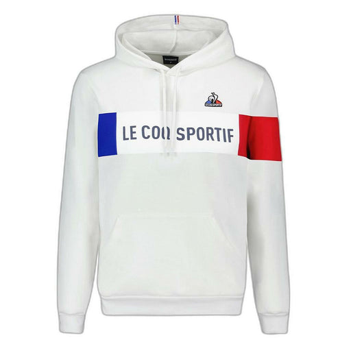 Herren Sweater mit Kapuze Le coq sportif TRI HOODY NEW OPTICAL 2310015  Weiß