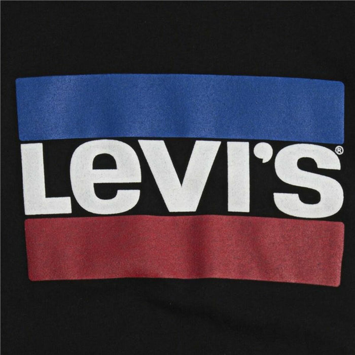 Herren Kurzarm-T-Shirt Levi's Logo Jr  Schwarz
