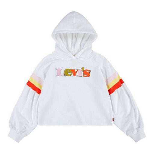 Kinder-Sweatshirt Levi's  Full Sleeve High Rise Weiß
