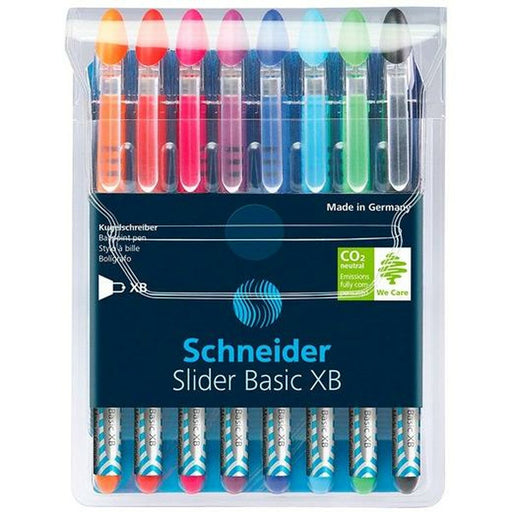 Kugelschreiber-Set Schneider Slider Basic Bunt 8 Stücke