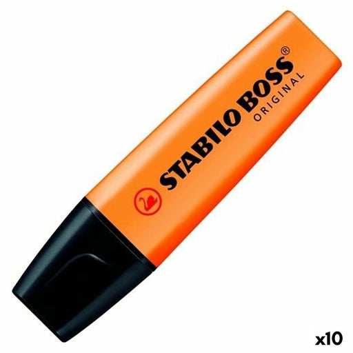 Textmarker Stabilo Boss Orange 10 Stücke (10 Stück)