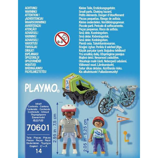 Figur mit Gelenken Playmobil Special Plus Fahrrad Excursion 70601 (14 pcs)