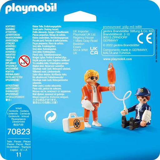 Playset Playmobil 70823 Doctor Polizei 70823 (11 pcs)