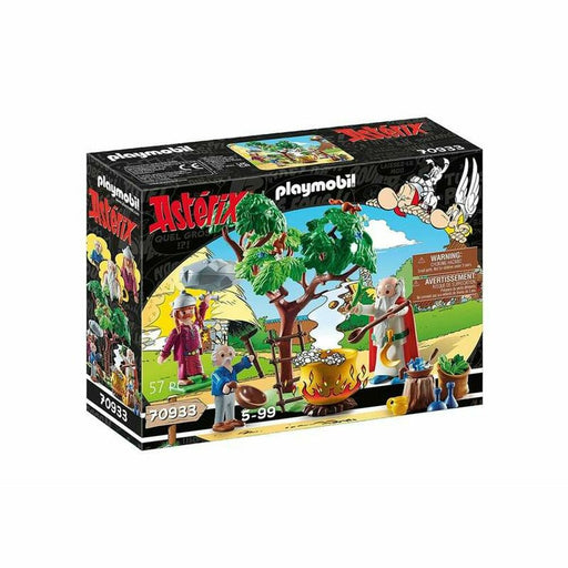 Playset Playmobil Getafix with the cauldron of Magic Potion Astérix 70933 57 Stücke