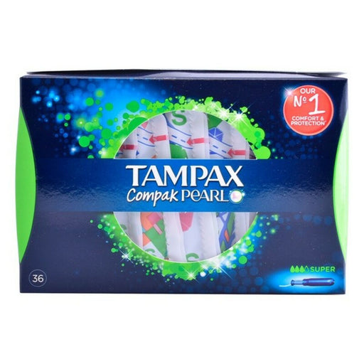Tampons Super Pearl Compak Tampax 8067056 (36 uds) 36 Stück