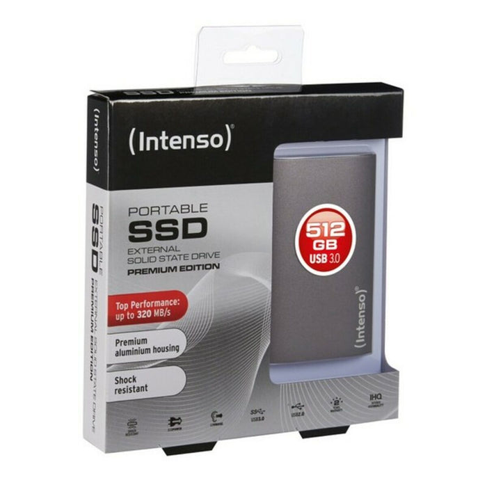 Externe Festplatte INTENSO 3823450 SSD 512 GB Anthrazit
