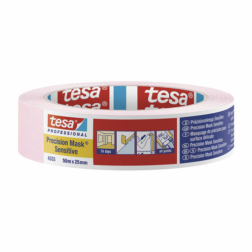 Klebeband TESA Precision mask sensitive Rosa (50 m x 25 mm)