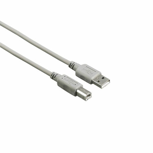 USB A zu USB-B-Kabel Hama 00200900 1,5 m Grau