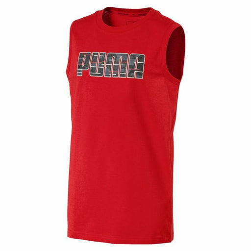 Kurzarm-T-Shirt für Kinder Puma Hero SL Tee  Rot
