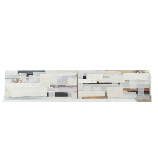 Bild DKD Home Decor 150 x 3,5 x 60 cm abstrakt Moderne (2 Stück)