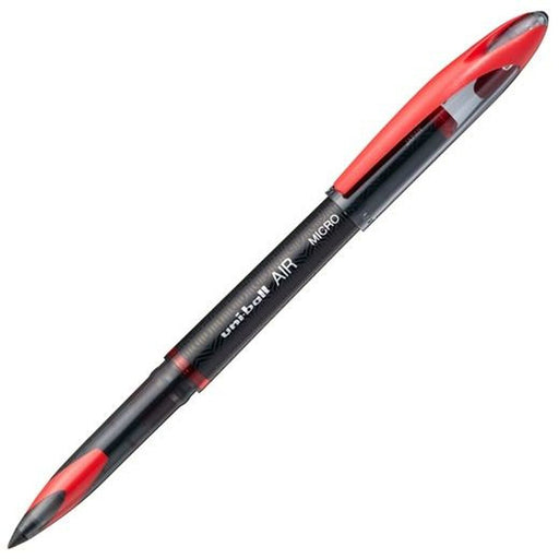 Kugelschreiber mit Flüssigtinte Uni-Ball Air Micro UBA-188-M Rot 12 Stück