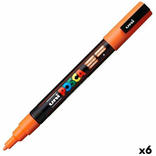 Marker POSCA PC-3M Orange (6 Stück)