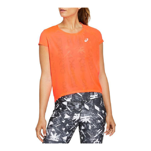 Damen Kurzarm-T-Shirt Asics Future Tokyo Ventilate Orange