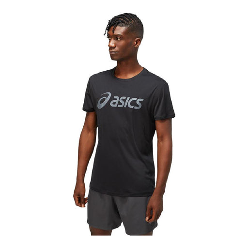 Herren Kurzarm-T-Shirt Asics Core Schwarz