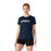 Damen Kurzarm-T-Shirt Asics Core Marineblau