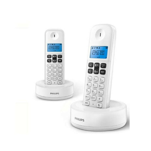 Kabelloses Telefon Philips D1612W/34 1,6" 300 mAh GAP (2 pcs) Weiß