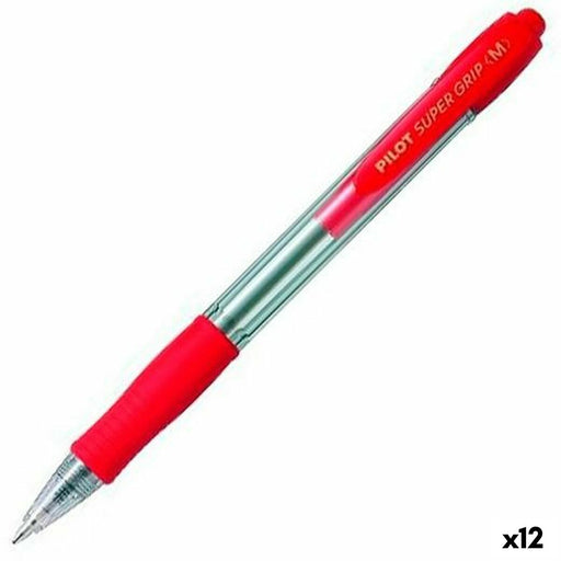 Stift Pilot Supergrip Rot 0,4 mm (12 Stück)
