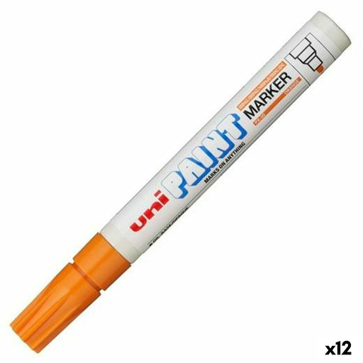 Dauermarker Uni-Ball PX-20 Orange (12 Stück)