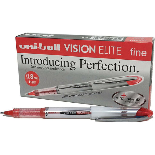 Flüssigtintenstift Uni-Ball Vision Elite UB-200 Rot 0,6 mm (12 Stücke)