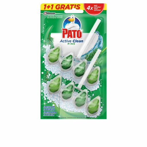 Duftspüler für die Toilette Pato Pato Wc Active Clean Desinfektionsmittel Kiefer 2 Stück