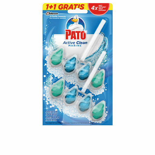Duftspüler für die Toilette Pato Pato Wc Active Clean Desinfektionsmittel Marineblau 2 Stück