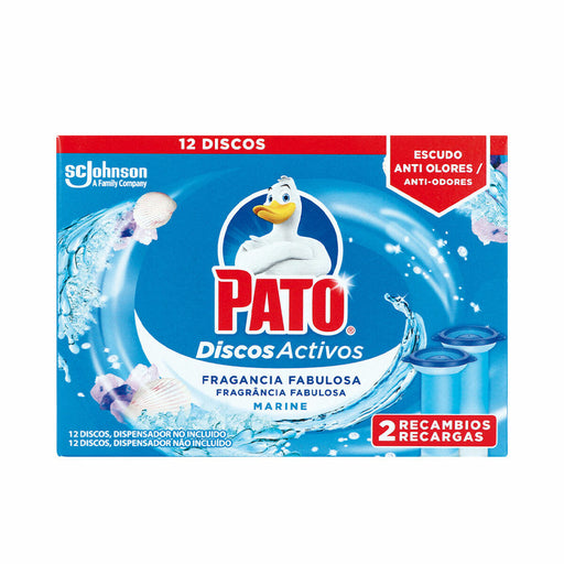 Lufterfrischer für die Toilette Pato Discos Activos Ersatzteil Marineblau 2 Stück Desinfektionsmittel