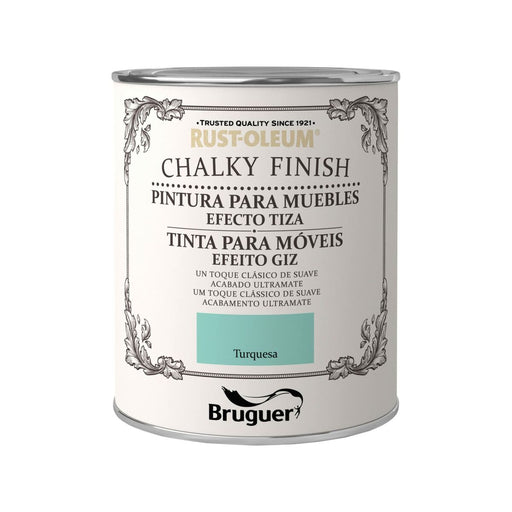Farbe Bruguer Chalky Finish türkis 750 ml