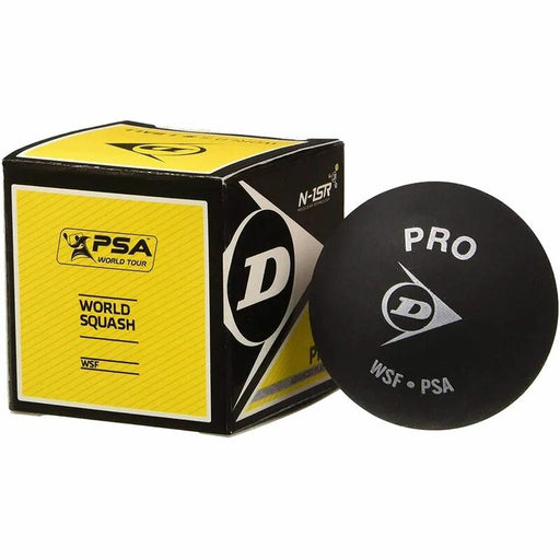 Squash Ball Dunlop Revelation Pro Schwarz Schwarz/Gelb