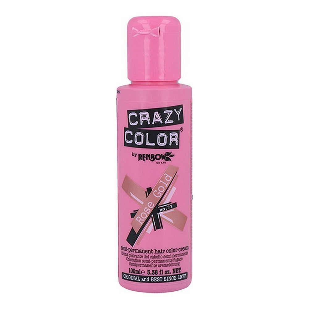 Semi-permanente Tönung Pink Gold Crazy Color Nº 73 (100 ml)