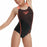 Badeanzug für Mädchen Speedo Medley Logo Medalist Schwarz