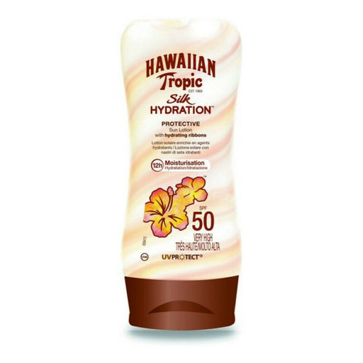 Sonnenlotion Silk Hawaiian Tropic Spf 50+ (180 ml) 50 (180 ml)