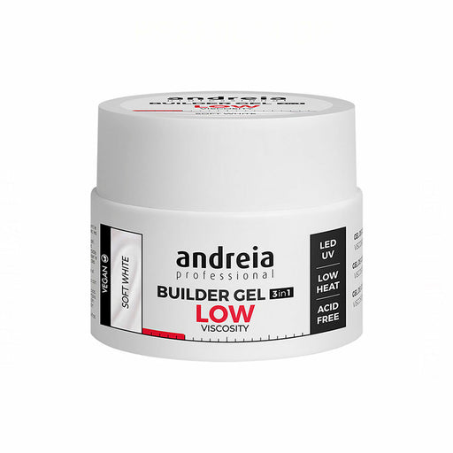 Gel-Nagellack Builder Low Viscosity Andreia Professional Builder Weiß (44 g)