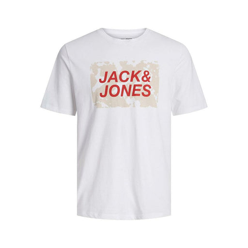 Herren Kurzarm-T-Shirt Jack & Jones TEE SS CREW NECK FST 12232356  Weiß