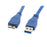 USB-Kabel auf micro-USB Lanberg CA-US3M-10CC-0005-B Blau 50 cm (0,5 m)