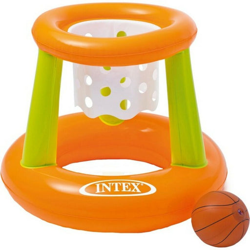 Aufblasbarer Spiel Intex Orange grün Basketballkorb 67 x 55 cm