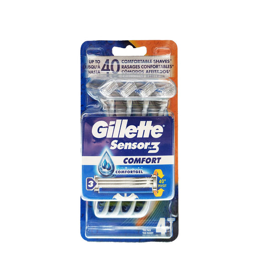 Nassrasierer Gillette Sensor 3 Confort (4 Stück)