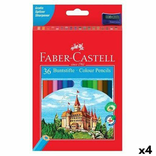 Buntstifte Faber-Castell Bunt 4 Stücke