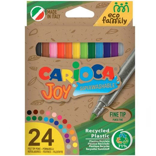 Marker-Set Carioca Joy Eco Family 24 Stücke Bunt (24 Stück)